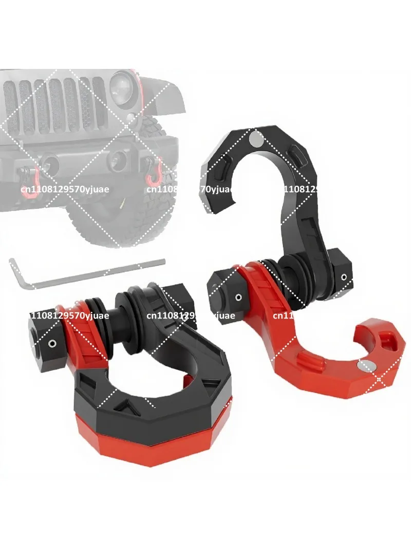 3-4-inch-d-ring-shackles-8-ton-capacity-u-hook-for-vehicle-recovery-4wd-off-road-towing-winch-rope