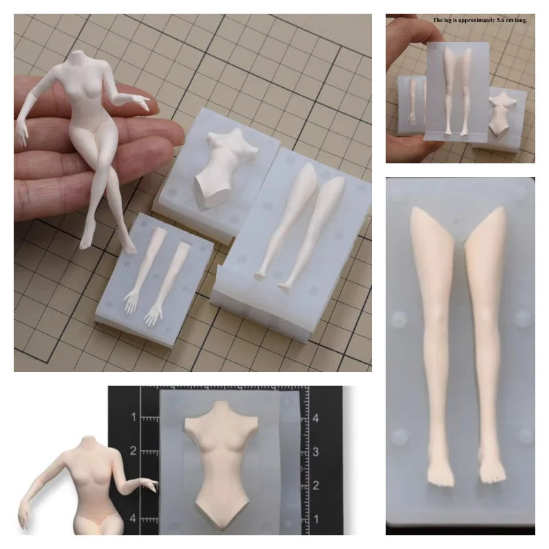 

Набор силиконовых форм для глины и смолы: для создания фигурок персонажей мультфильмов, ручная работа, DIY, ультралегкая глина, производство из полимерной глины