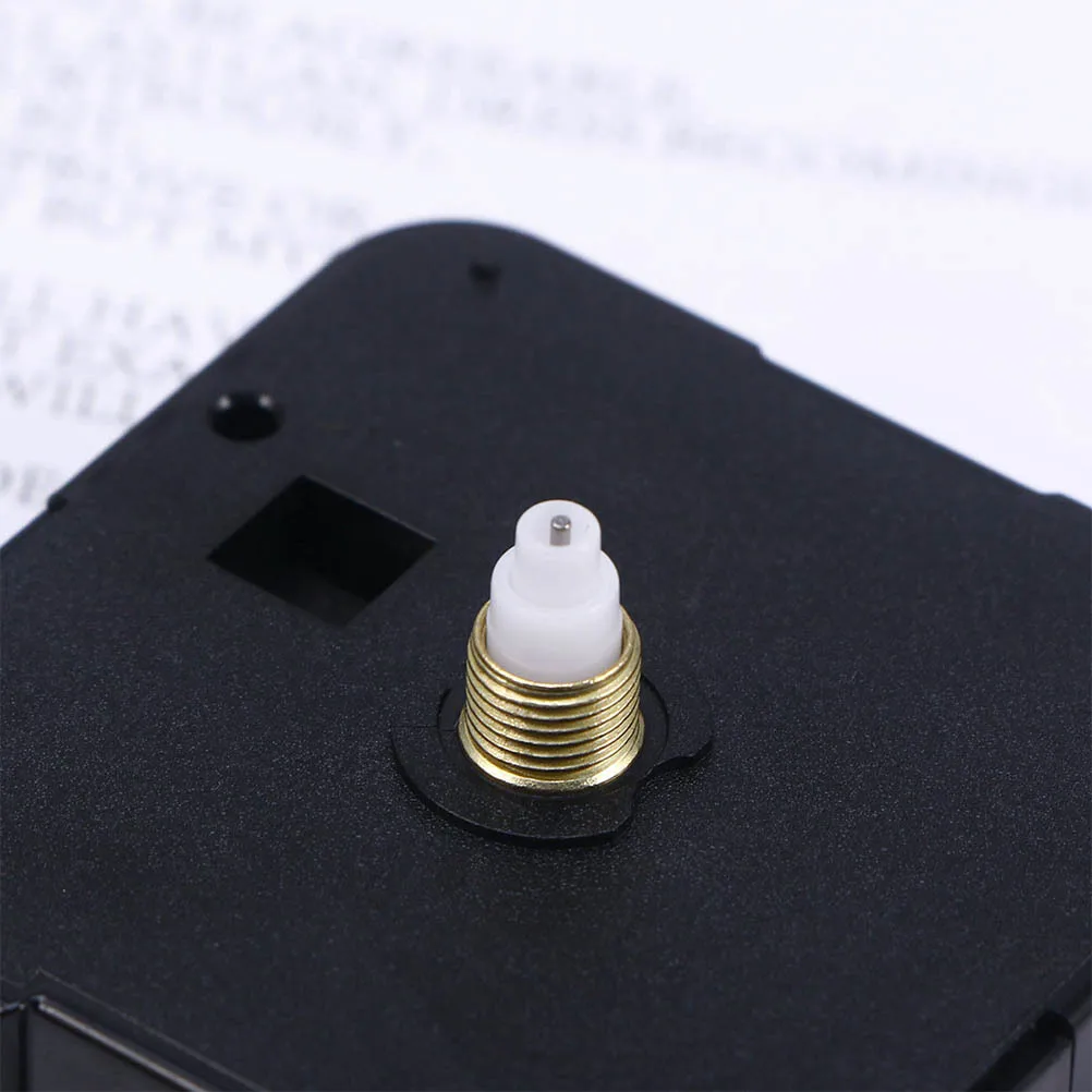 

2Pcs Quartz Clock Movement Black Second Leaping Mechanism Easy Assemble DIY Clock Replacement Time Keeper Accessories