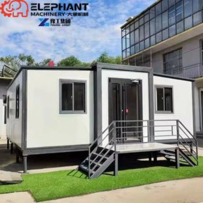 Modular Prefabricated House 20ft Expandable Foldable Shipping Container Home Custom Living Space