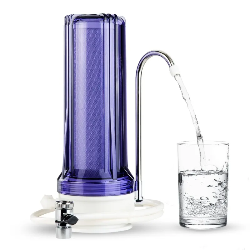 

CKC1C Countertop Drinking Water Filtration System with Carbon Filter, 2.5" x 10", Clear
