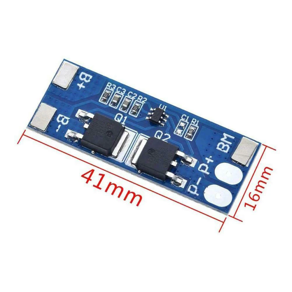 

2S 8A Li-ion Lithium Battery Charger Protection Board Charging Protection 7.4v 8.4V 15A Short Circuit Protection