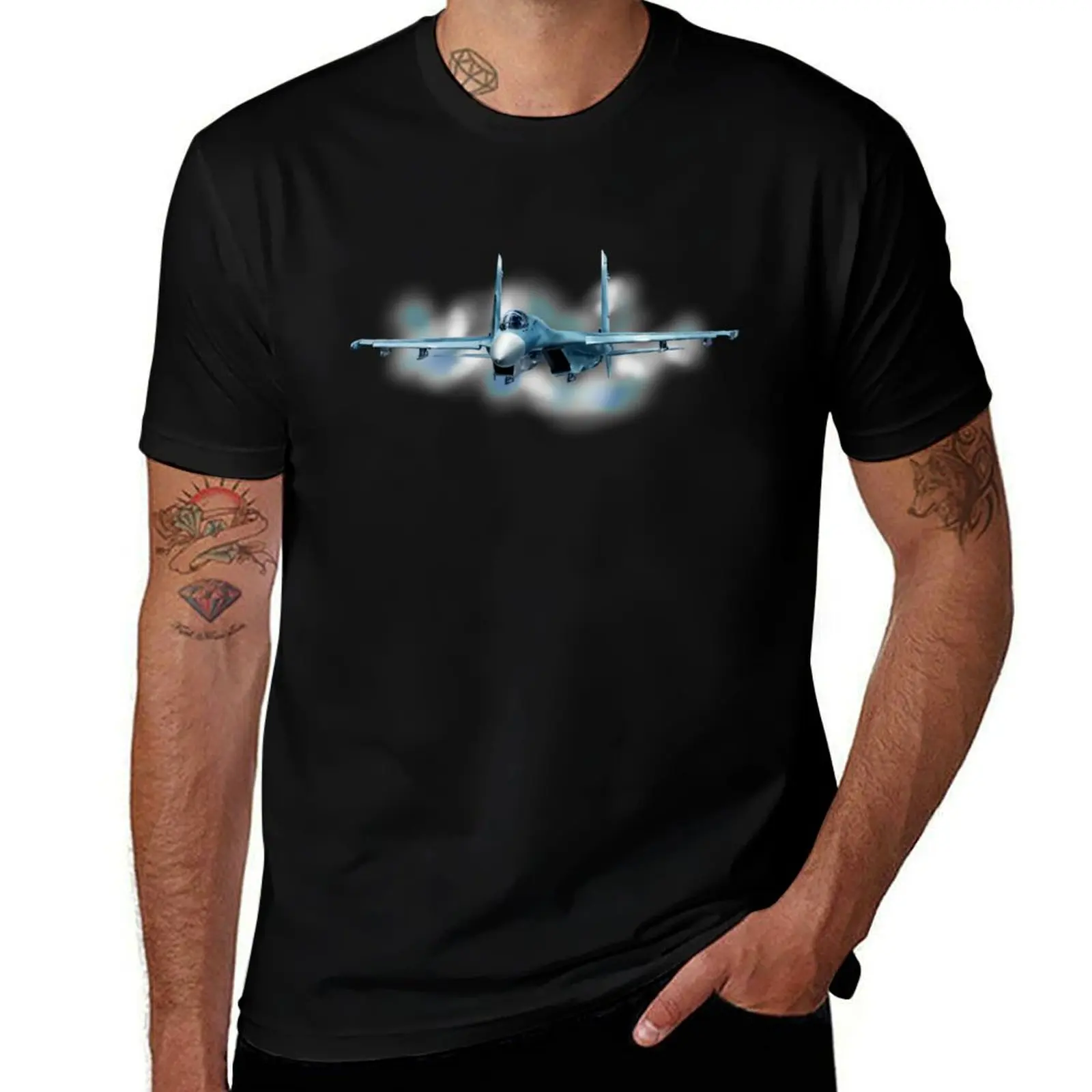 

Sukhoi Su-27 T-Shirt cotton graphic tees cheap stuff luxury t-shirt t shirt men