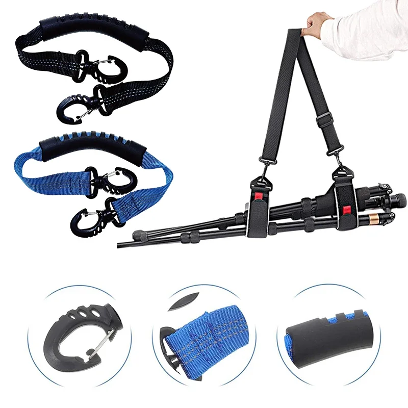 

Ski Pole Carrier Strap Ski Shoe Straps Fixing Belt Durable Snowboard Shoulder Strap for Winter Outdoor Sports Ski Accessories