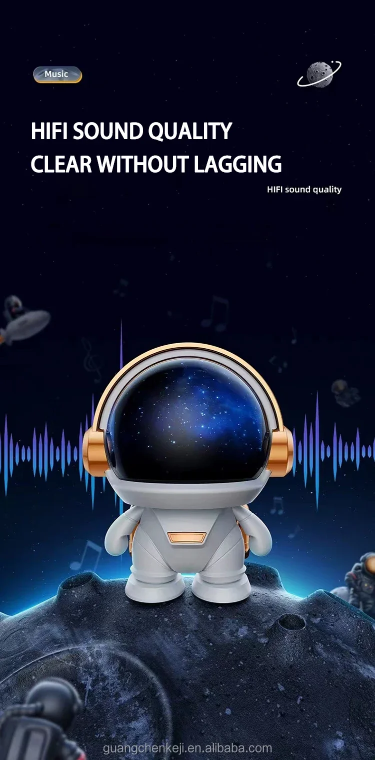 Venta caliente nuevo estilo Robot altavoz Bluetooth portátil tarjeta TF altavoz inalámbrico con luz LED altavoz Bluetooth multifuncional