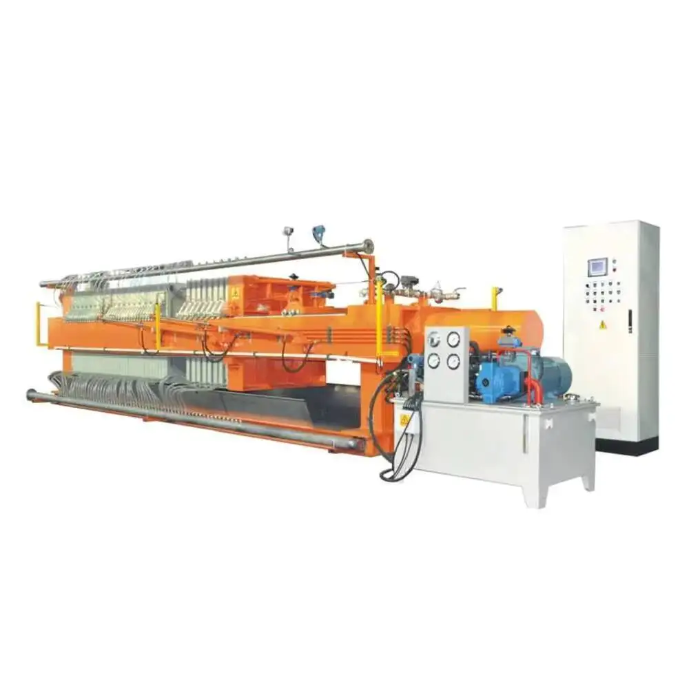 Automatische apparatuur Laboratorium Hydraulisch membraan Riemplaat Frame Filterpers Hine
