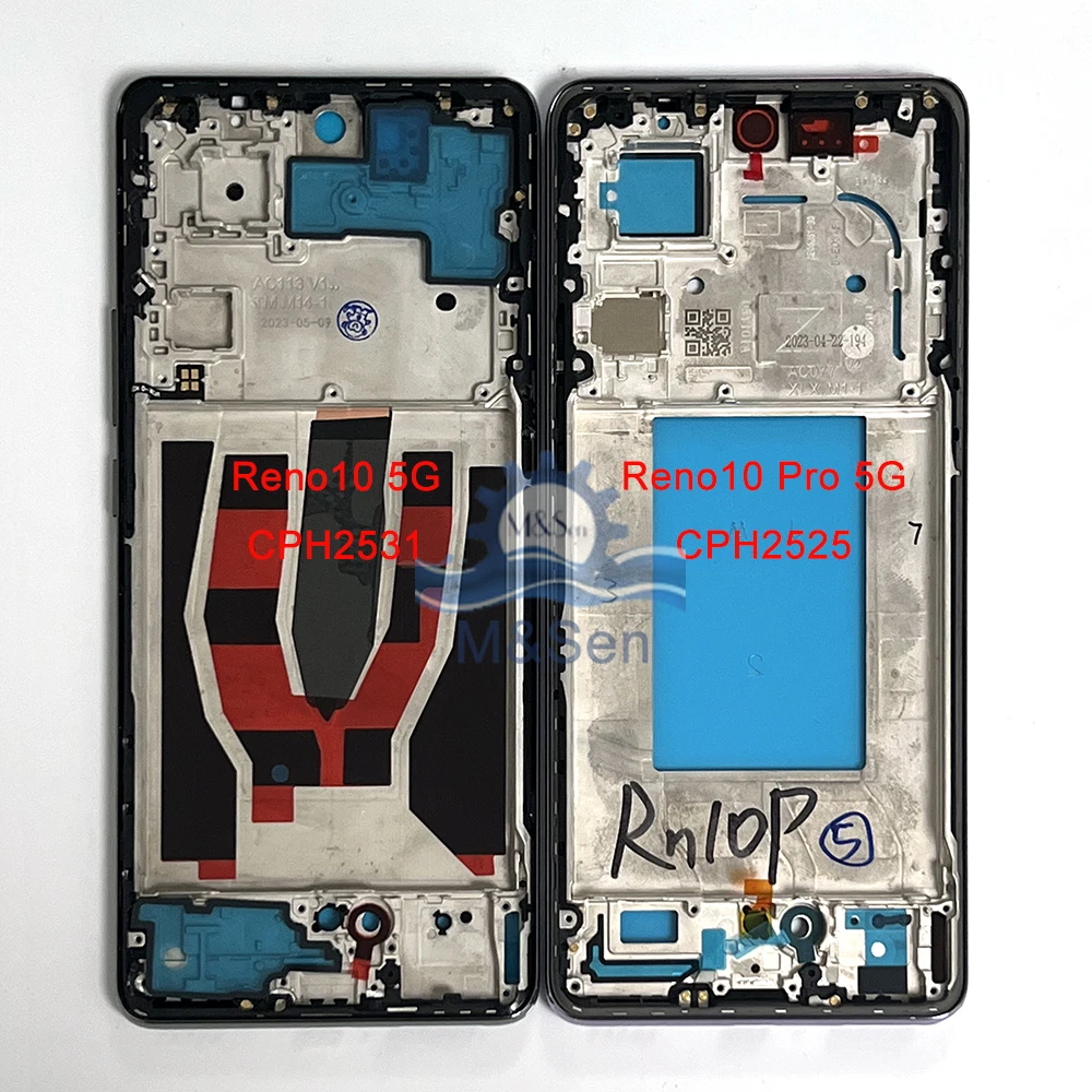 Original AMOLED For Oppo Reno10 5G CPH2531/ PHW110 LCD Screen Display+Touch Frame For Reno 10 Pro CPH2525 /10 Pro China PHV110