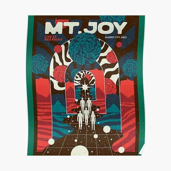 Mt Joy Life At Red Rocks  Poster Home Room Vintage Decoration Decor Art Wall Picture Print Mural Painting Funny Modern No Frame