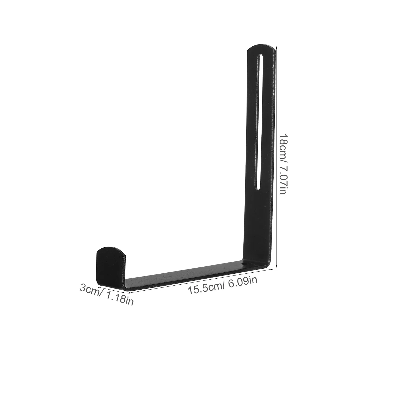 Wall Mounted Flower Pot Bracket Metal Sturdy Hanging Plant Holder for Balcony Indoor Outdoor Garden Use Flower Pot Moving Rack
