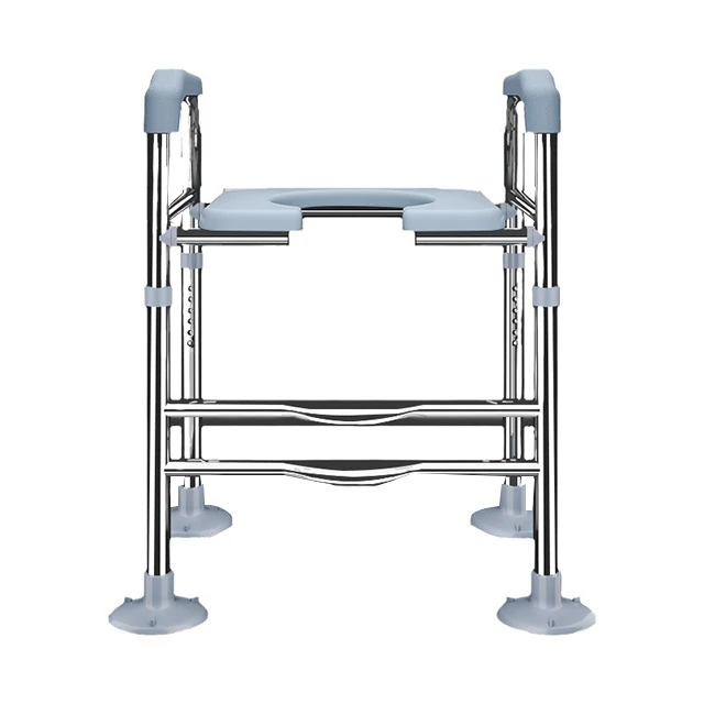 الصين متفوقة الجودة المعاقين قضبان سلامة المرحاض الإطار الصلب المرحاض درابزين مساعدة مقبض إمساك لكبار السن #1