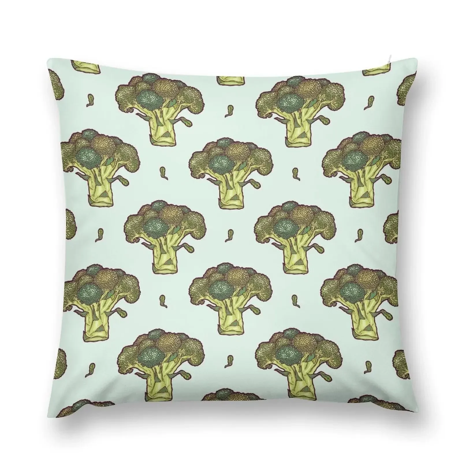 brilliant broccoli Throw Pillow Luxury Cushion Cover pillow cover christmas pillow