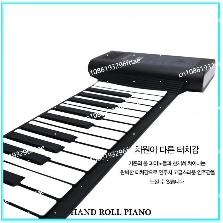 Beginner Hand-rolled Piano 88-key Thickened Professional Version Musical Instrument Adult Portable Portable Electronic Organ