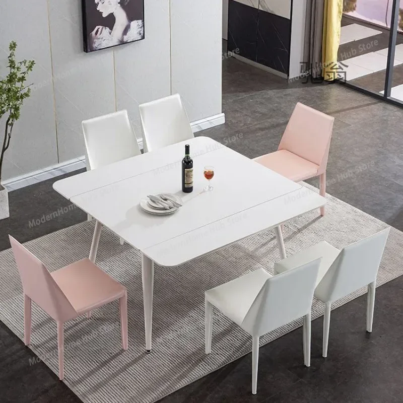 

Элегантные обеденные столы для кухни и столовой, раскладные, прямоугольные, класса люкс, для ресторанов, современные, мебель для помещений.