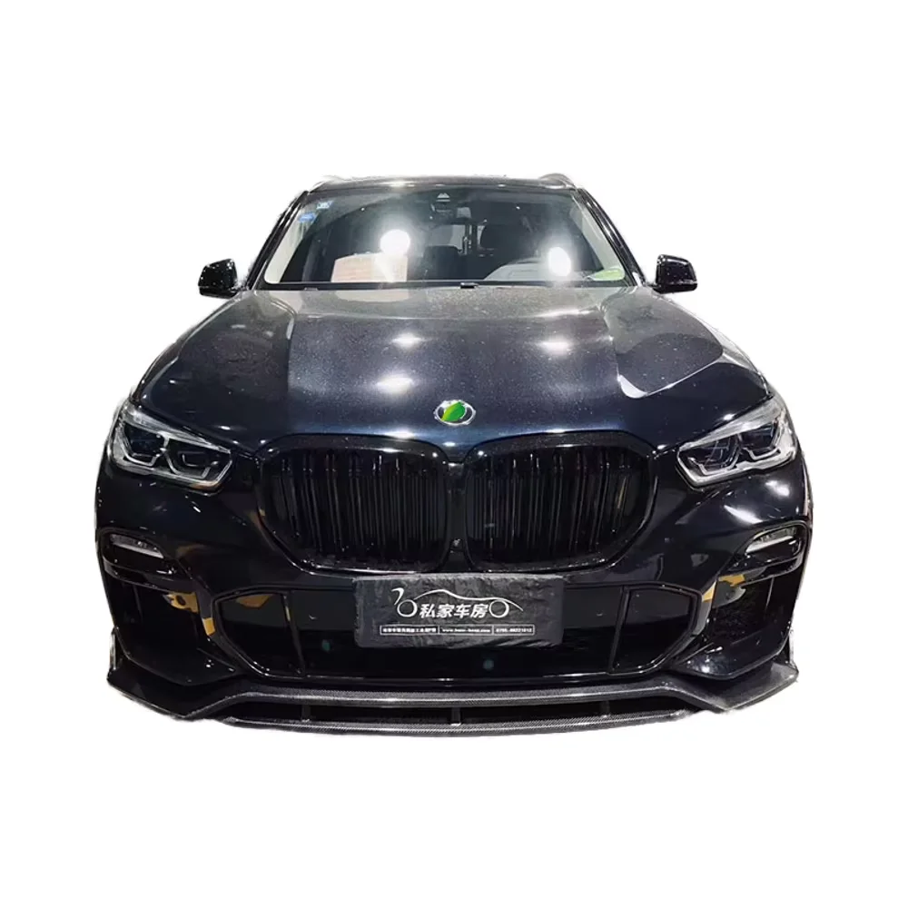 

FORBMWX5g05 Body Kit FORBMWX5g05 Upgraded Black Style Carbon Fiber Front Lip Side Skirt Diffuser Spoiler Mirrors