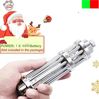 (Do not provide batteries)Cat Keychain Fun Green Light Portable Laser pointer LED Training Torch Pet Cat Tickle Toy Flashlight