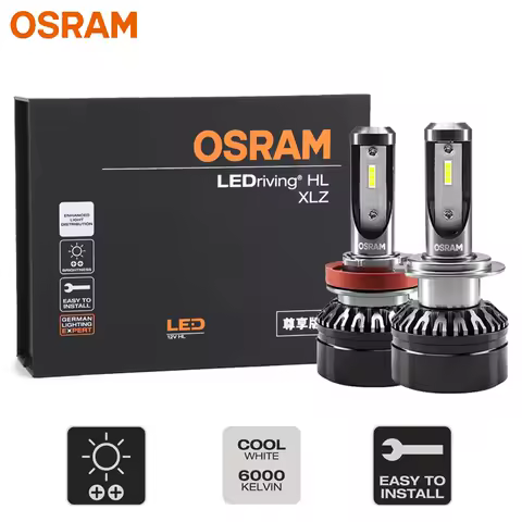 OSRAM LED XLZ Pro H1 H4 H8 H11 H16 HIR2 HB3 HB4 50W Power Car LED Headlight 6000K 9005 9006 9012 Auto Upgarde Bulb Fog Lamps