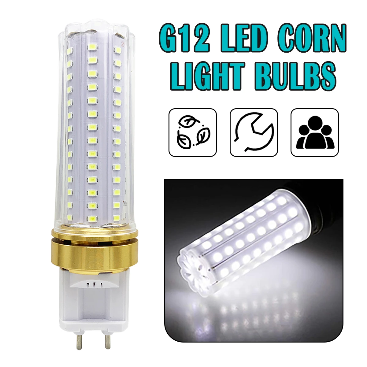 

G12 Led Corn Light Bulbs 15W 20W 3000K 4500K 6000K 220V 240V Pc Cover Shell 360 Beam Lampada Smd2835 Bulb Home Decorative Living