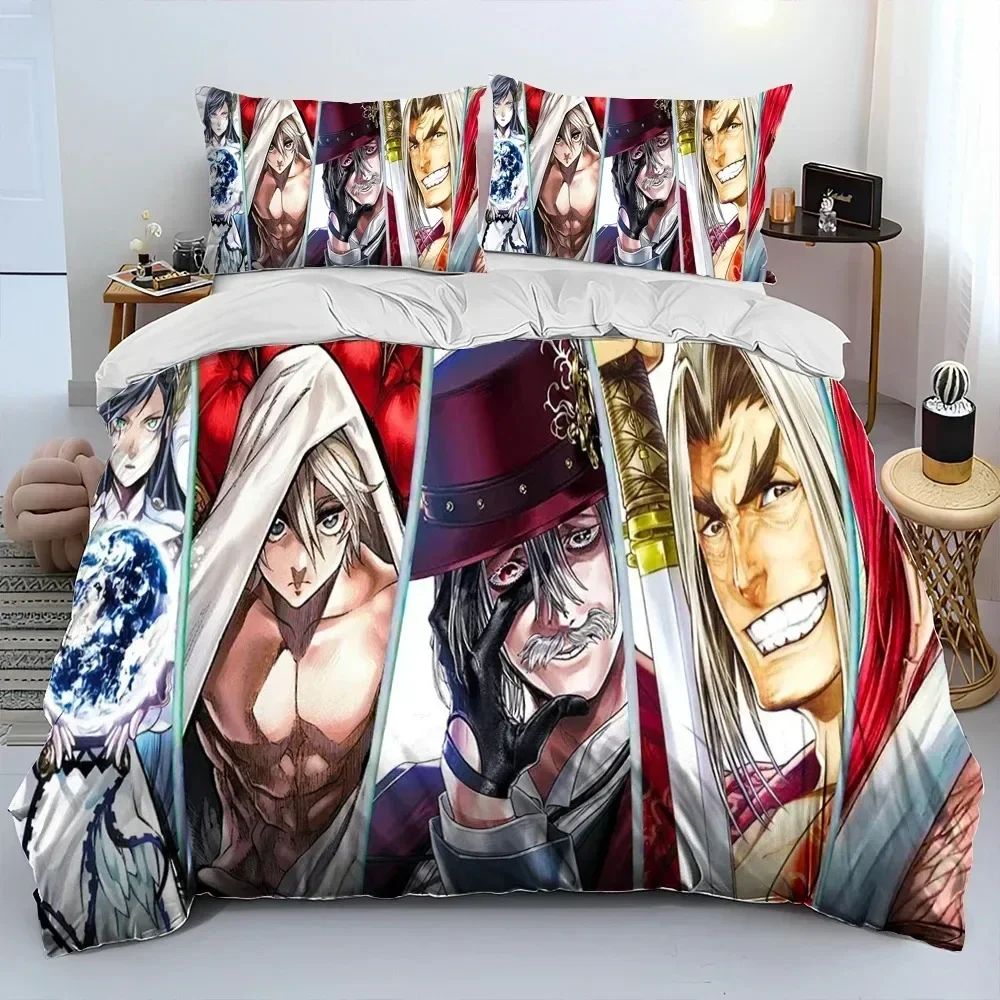 3D Print  Anime Record of Ragnarok Comforter Printed Bed Set Duvet Cover Bedding Set Bed Linen Sheet Quilt Cover Full Queen Size