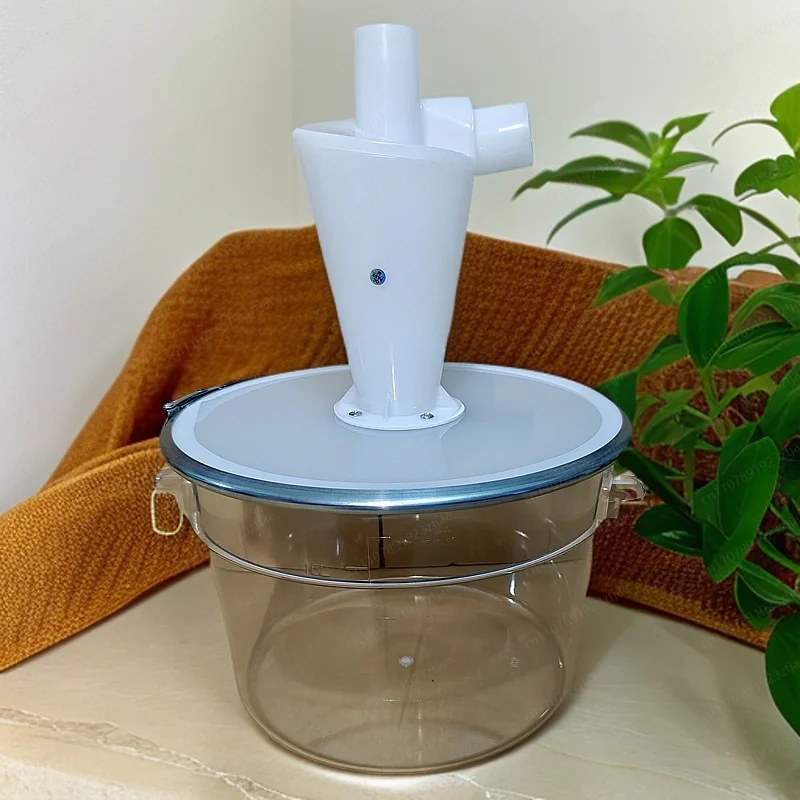 Small cyclone separator, dust collector, putty powder grinding, vacuuming, dust collection bucket, precious metal dust recycler