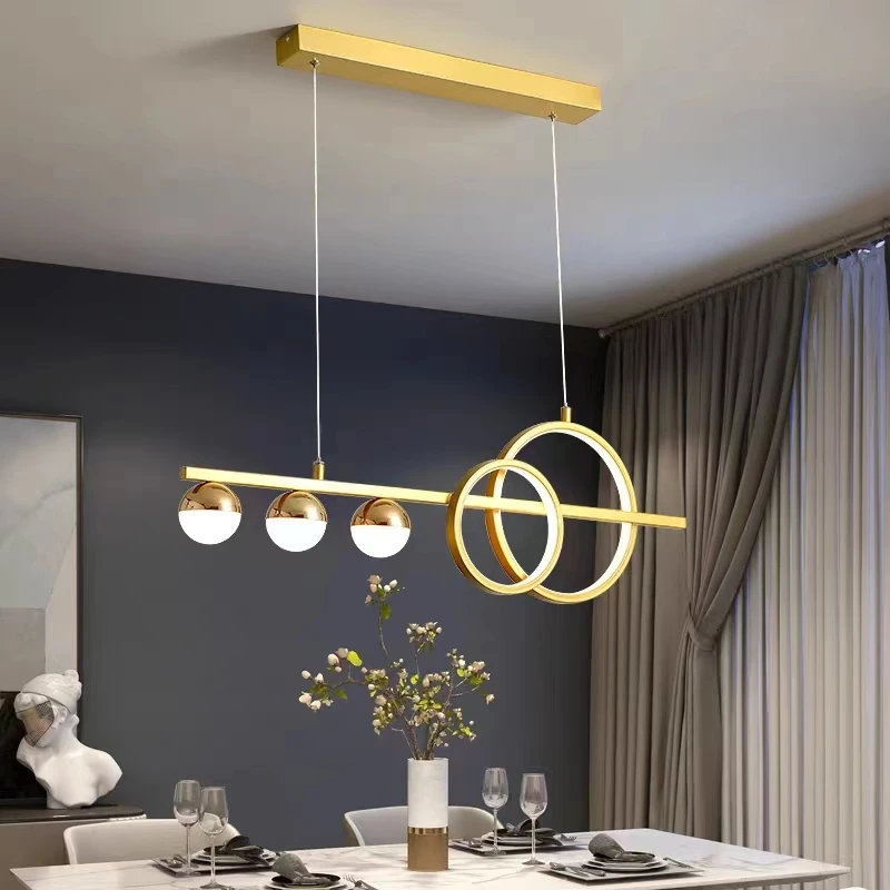 Modern Minimalist Led Pendant Lights for Kitchen Table Dining Room Office Chandelier Nordic Creative Pendant Light Decor Lamp