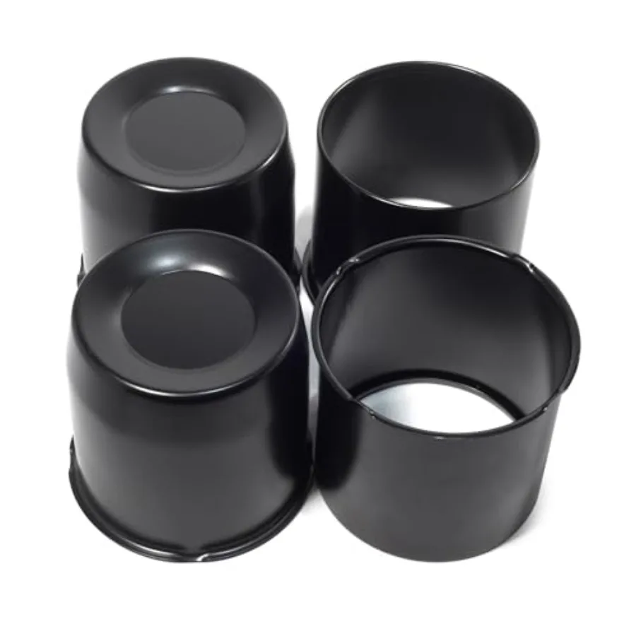 

4Pcs 5.15inch Trailer Wheel Center Caps 2xOpen End and 2xClosed End Hubcap Fit 5.15" Center Bore Truck Trailer RV SUV Wheels Ri