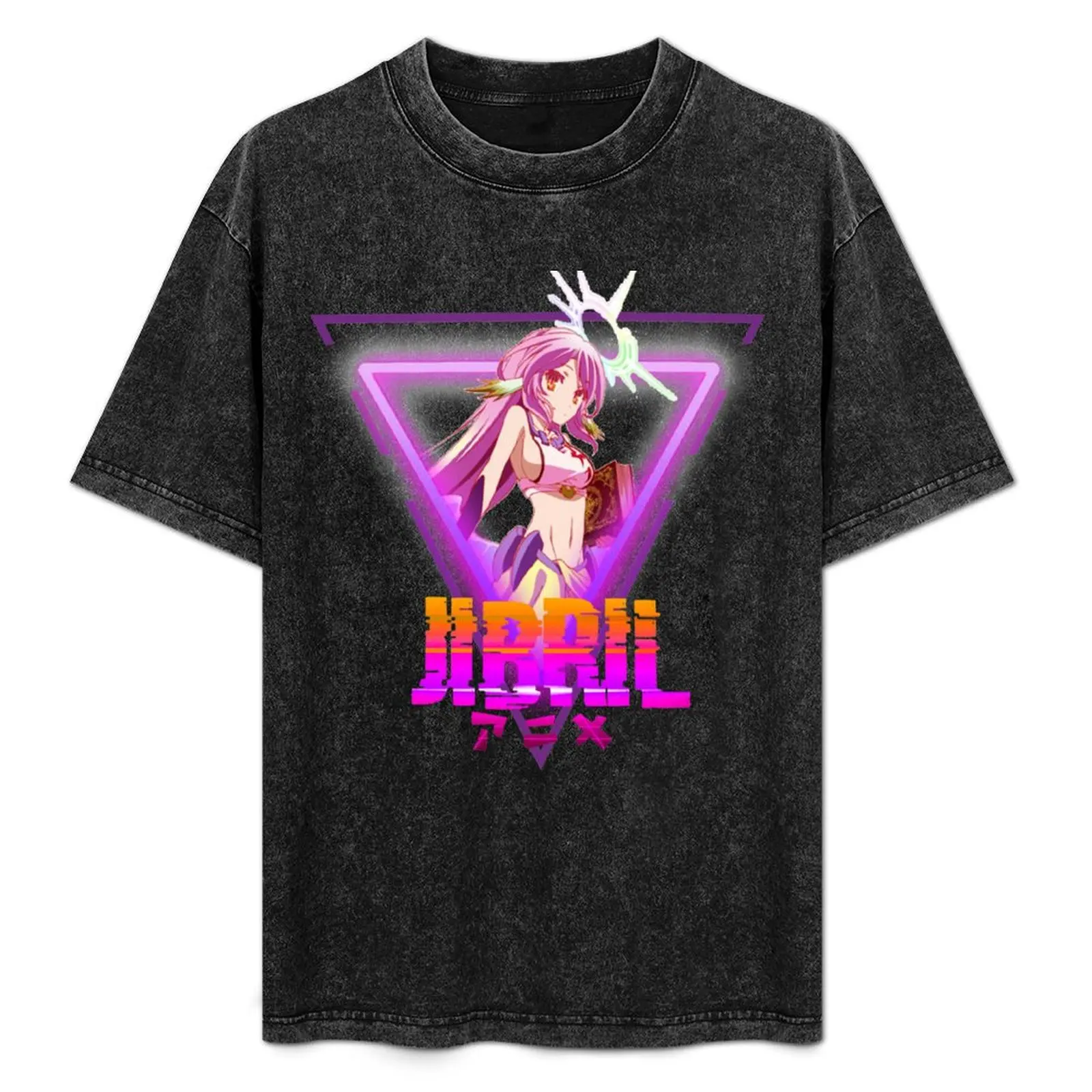 

No game no life Jabril X vaporwave T-Shirt Casual Everyday Wear T-Shirt