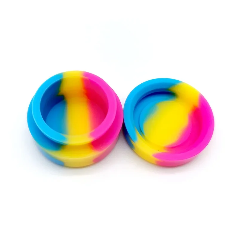 /5ml Silikon Mehrzweck-Aufbewahrung boxen mit Deckel Pille Kapsel Creme kleine Gegenstände Halter Mini runde Aufbewahrung sbox