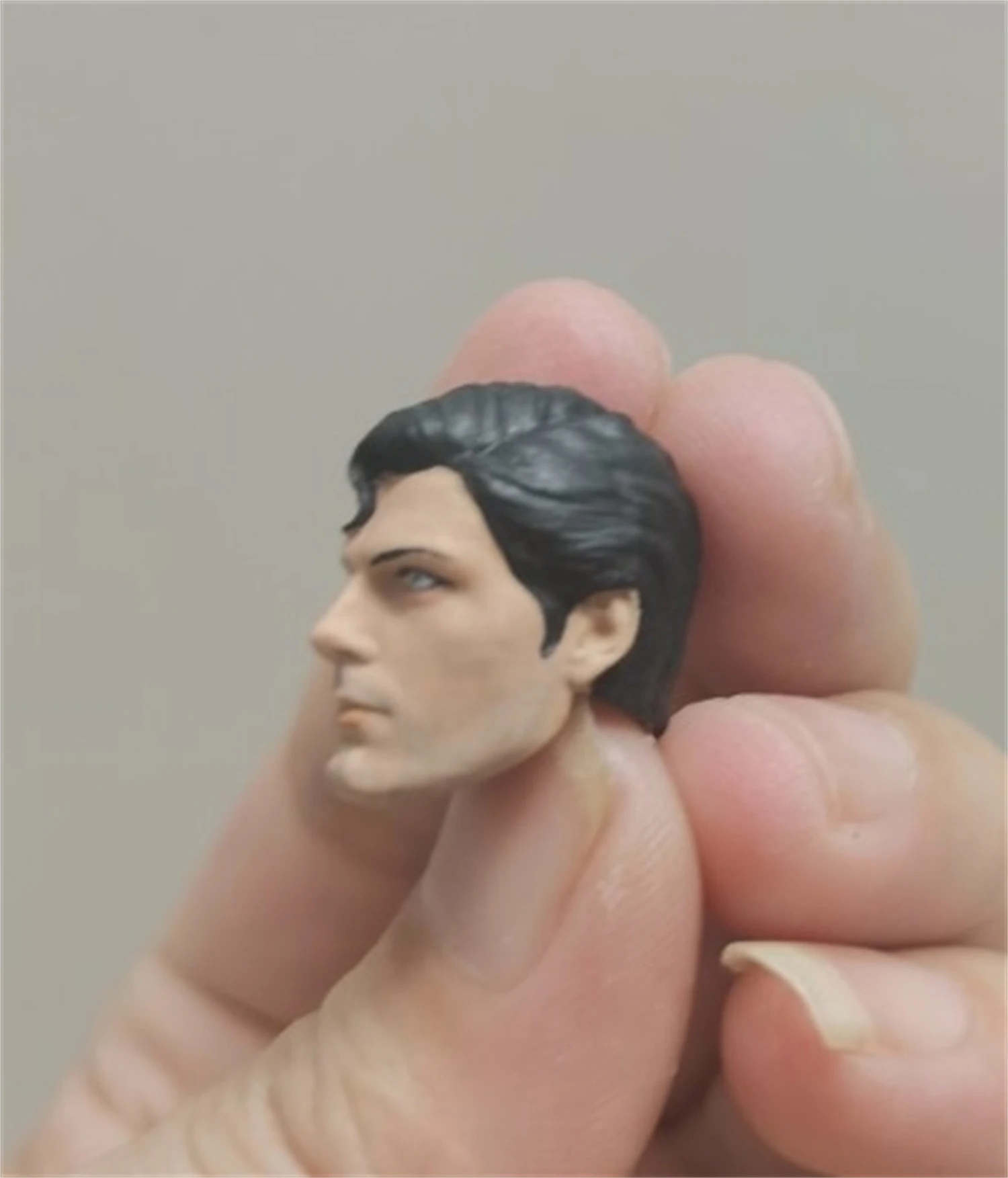 1:12 Strips Superheld Clark Christopher Reeve Head Gesneden Model Geschikt Voor 6 "Shf Actiefiguur