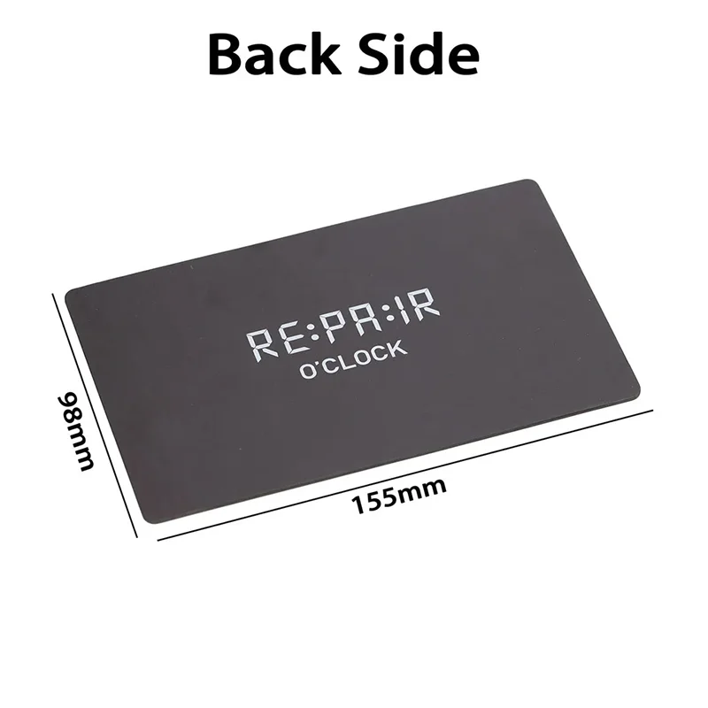 2UUL Repair Oclock ST99 Black Magnetic Work Mat 155Mm*98Mm Multi-Functional Design For Phone Repairs Small Component Handling