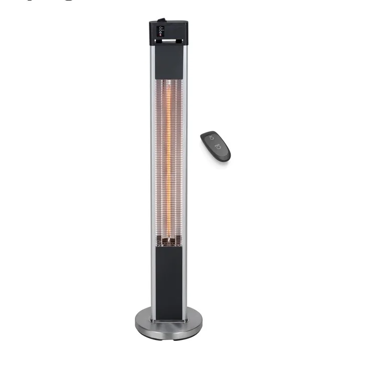 High Quality 3 Power Settings 2000W Remote Control Floor Standing Patio Heater