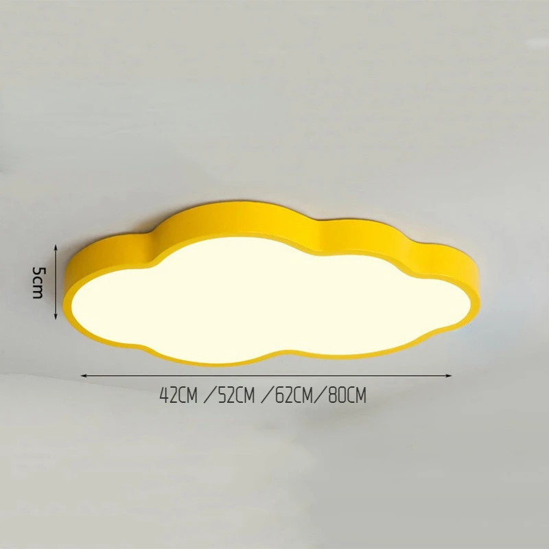 Modern LED Ceiling Light Cloud Ceiling Lamp for Children's Room KindergartenColor Cartoon Lamp Girl Room Lamp Light Fixtures