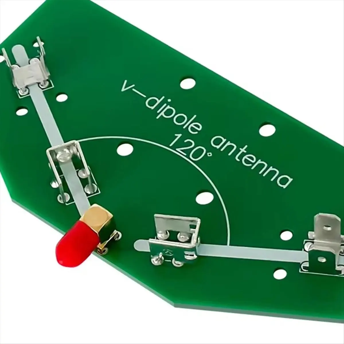 A24I 137MHz V-Shaped Dipole Antenna DIY Kit Satellite Aviation Cloud Map for Horn Rod Dipole Antenna Signal Reception A