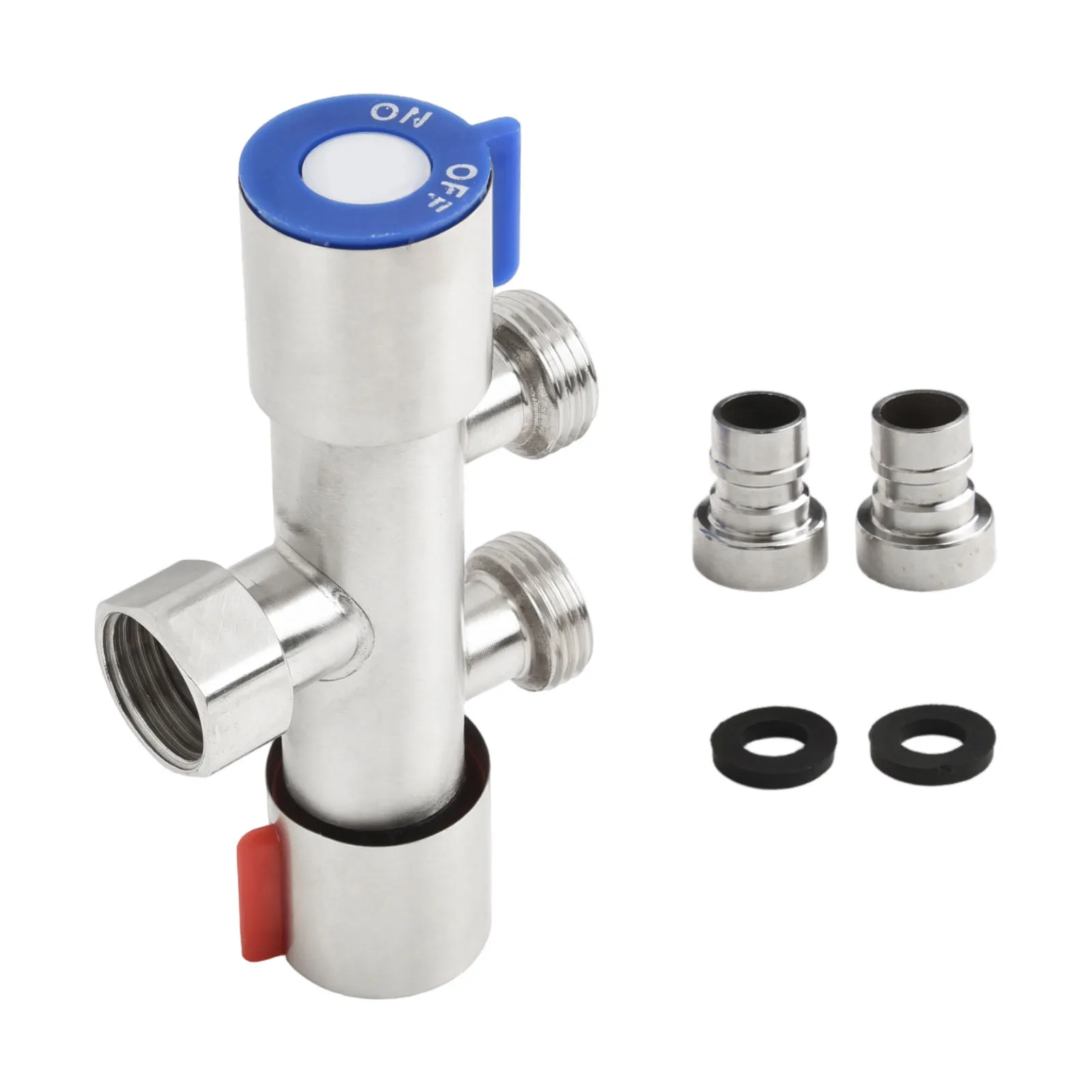 120MM G1 2 Three-Way Faucet Three-way Faucet Valve For Appliances Pneumatic Part Dual Outlet Faucet Versatile Functionality