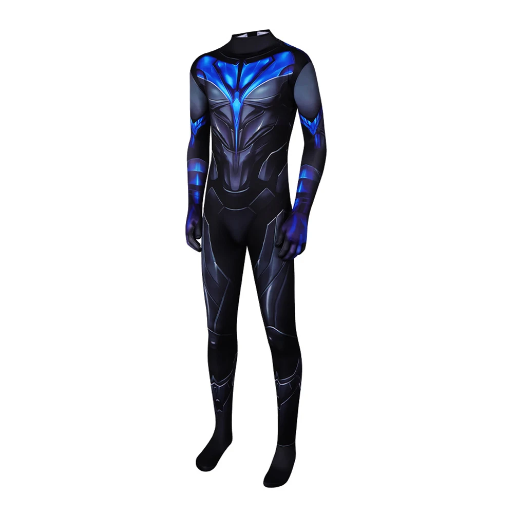 Superhero Wing Of Night Cosplay Fantasy Mask Jumpsuit 2026 Movie Men Costume Disguise Halloween Adult Male Fantasia Party Outfit