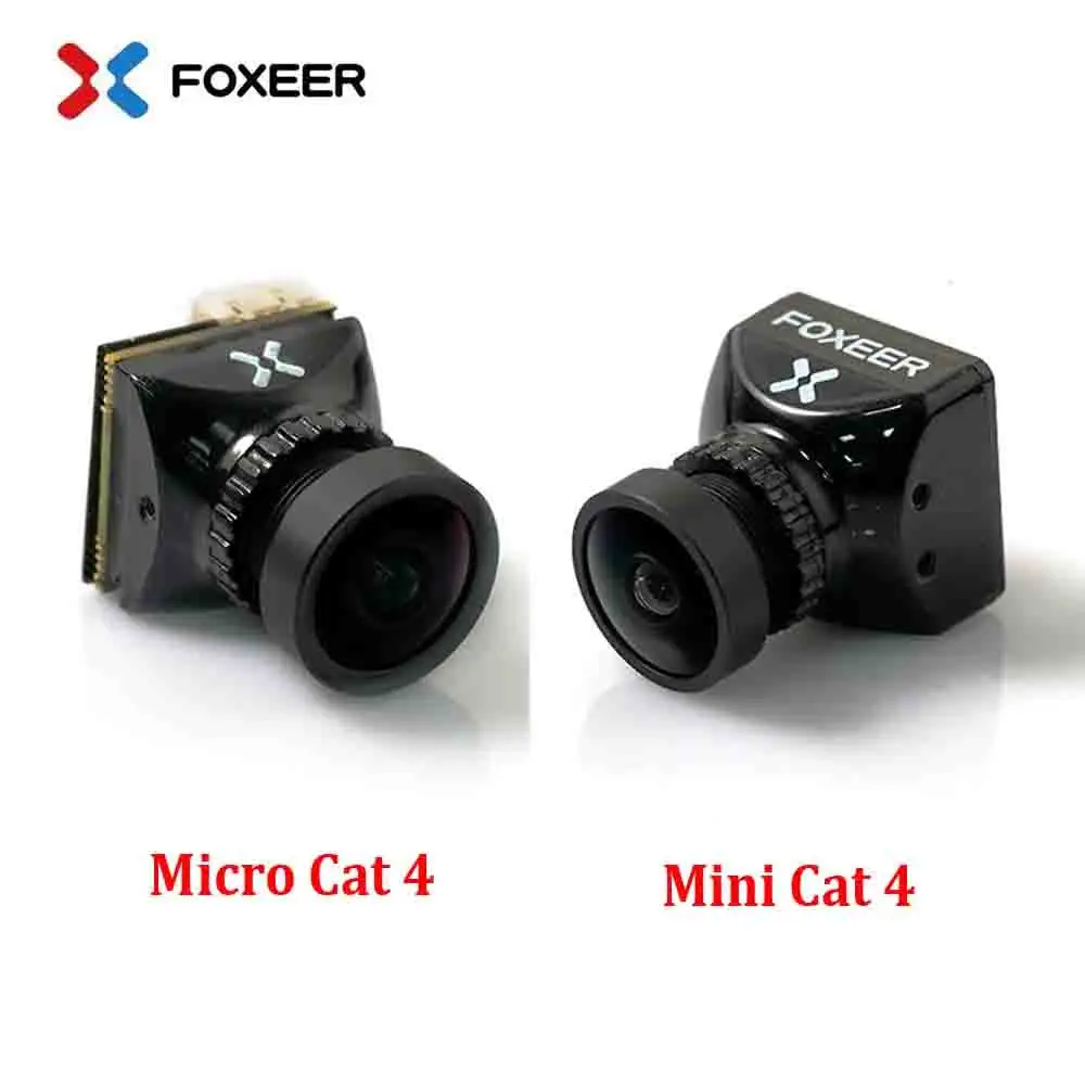 

FOXEER Cat 4 Mini/Micro 1200TVL StarLight камера 1/3 "CMOS-сенсор 4:3/16:9 и PAL/NTSC переключаемый CVBS 5-20V для FPV Drone RC