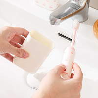1Pc MIni Toothbrush Case Cup Bathroom Toothpaste Holder Storage Case Box Organizer Travel Toiletries Storage Cup New Creative