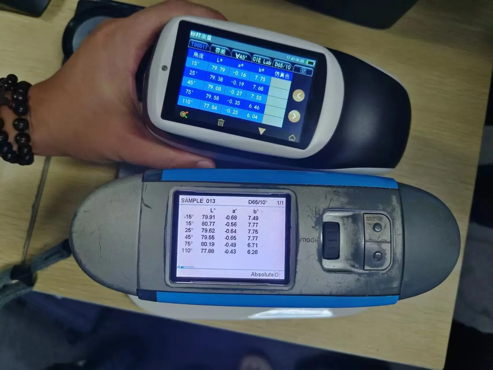 3nh MS3005 مقياس الطيف الضوئي متعدد الزوايا آلة خلط طلاء السيارات اختبار اللون لطلاء السيارات2025 #3