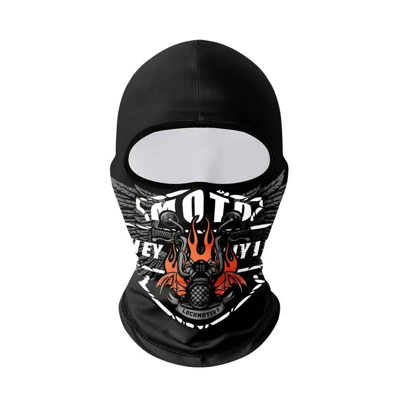 جديد دراجة نارية بالاكلافا الرجال خوذة بطانة قبعات الشمس حماية يندبروف السائق غطاء رأس في الهواء الطلق الدراجات القبعات #5