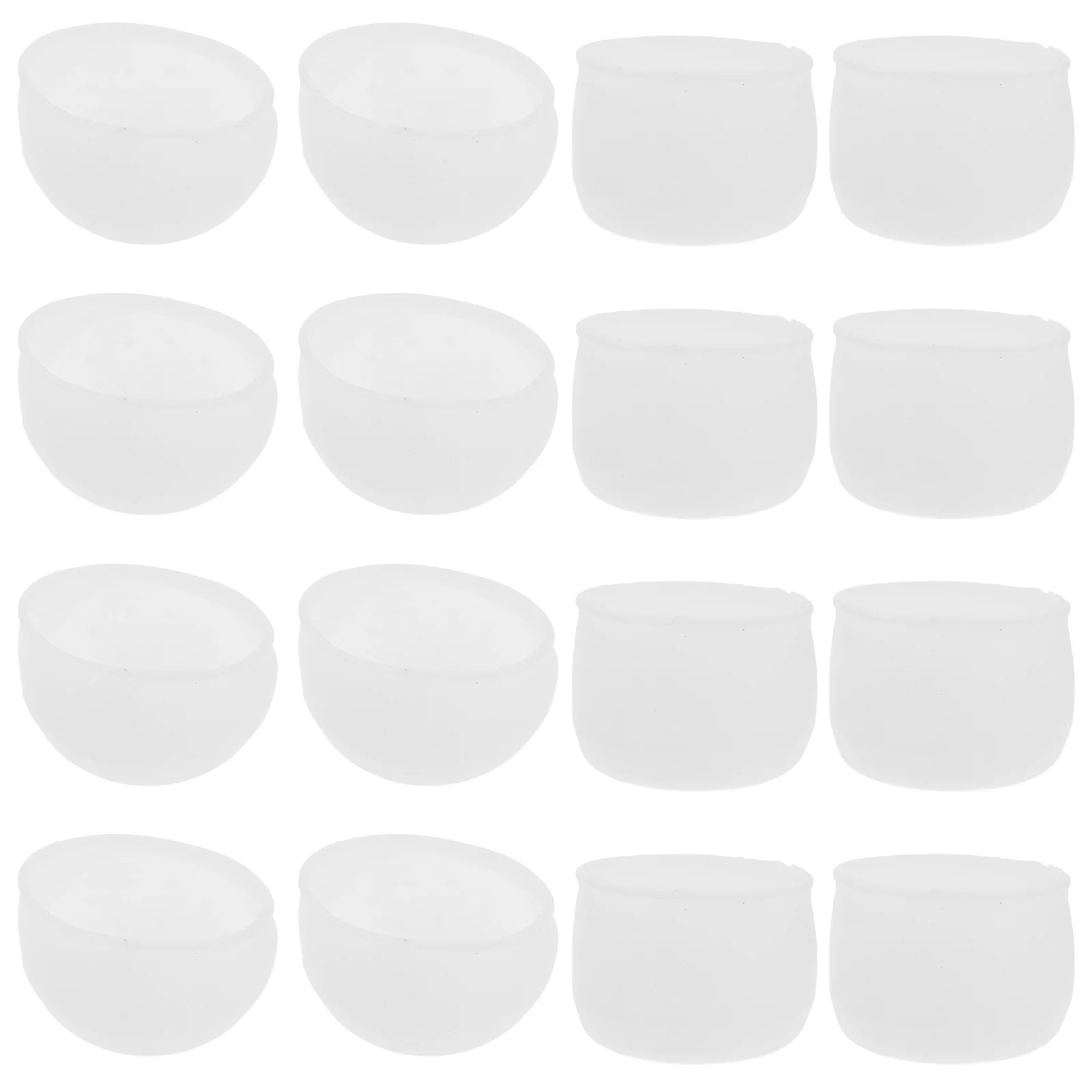 20 قطعة أقدام الطاولة الأكمام كتم منصات القدم لشريط البراز المطبخ كراسي الفناء متجر المنزل استخدام أقدام الطاولة البيضاء يغطي