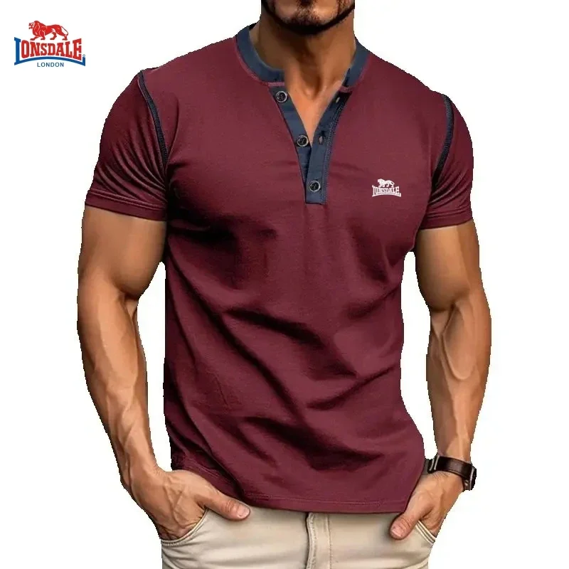

2025 Men's Embroidered High-quality Cotton Polo Shirt for Summer Fashion, Casual, Breathable and Cool Top