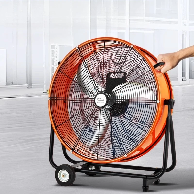 ‌ Ventilatore da pavimento di grado commerciale Scarico da cantiere con griglia di sicurezza rinforzata con lama in alluminio addensato a 4 velocità