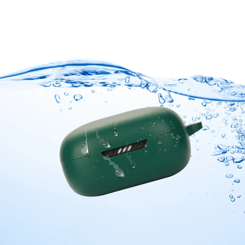 For JBL Live Pro 2 Earphone Charging Box Silicone Shell Shockproof Anti-Dust Protective Sleeve Washable Housing Cover