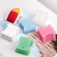 Thread Organizer Embroidery Thread Holder Floss Craft Bobbin Cross Stitch Craft Storage Plastic Sewing Thread Board Card Thread