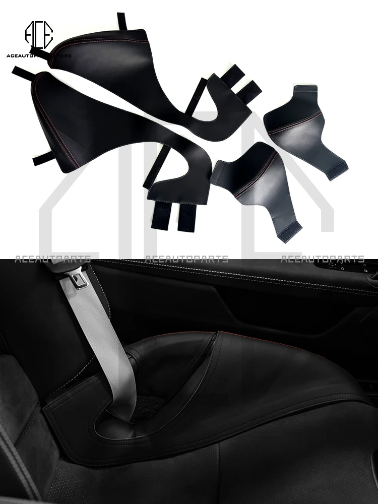 4PCS For Porsche 992.2 Light Weight Bucket Seats Side protective cover Seat Bolster Protectors