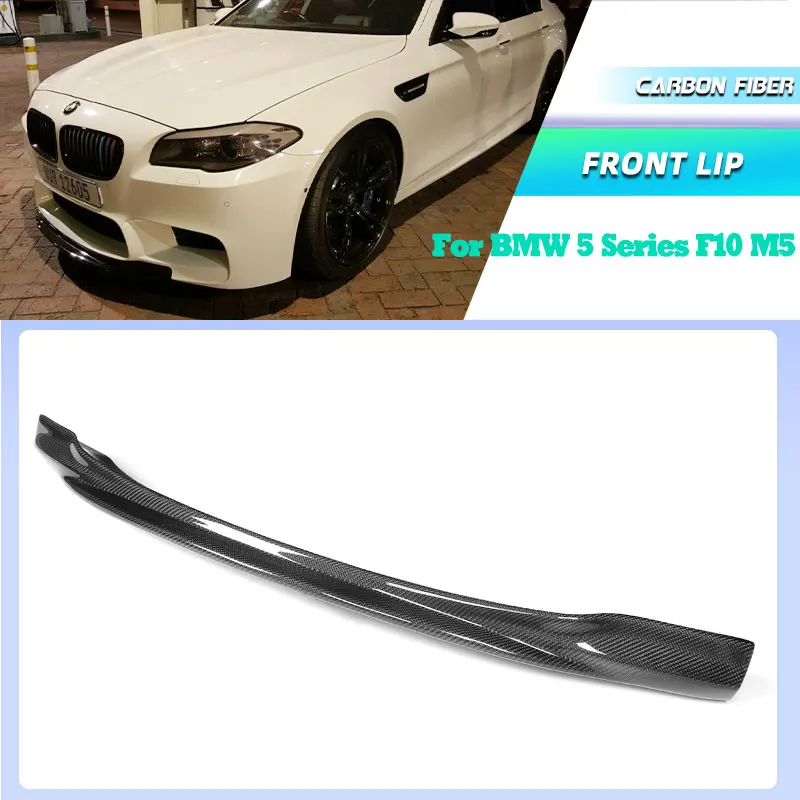 

Автомобильный передний бампер из углеродного волокна, спойлер для BMW 5 серии F10 M5 Sedan 2012-2016, оригинальный бампер, фартук для подбородка, комплект кузова