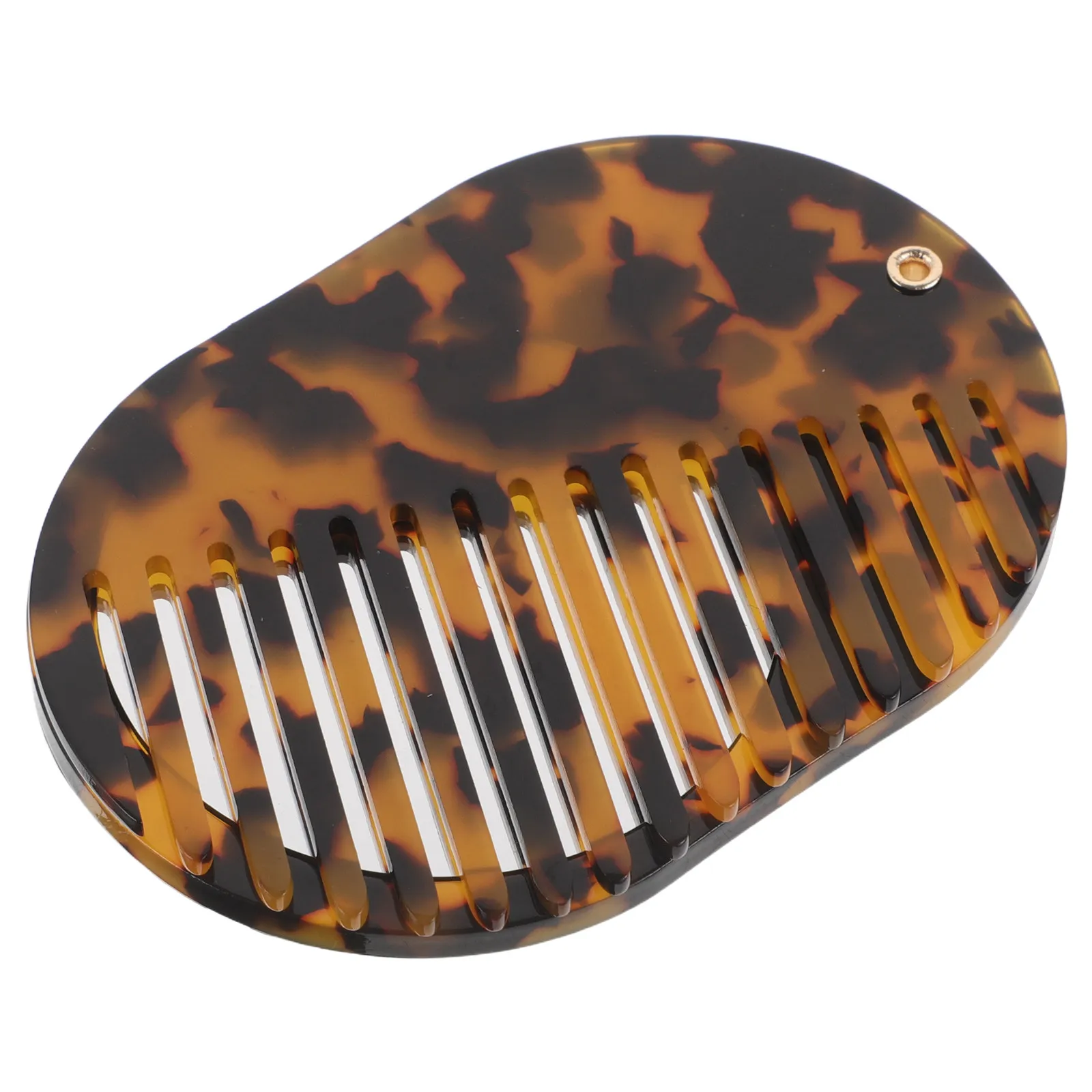 Pocket Foldable Hair Brush Mirror Mini Compact Acetate Anti-Static Scalp Massage Hair Comb Travel Purse Gym Styling Tool