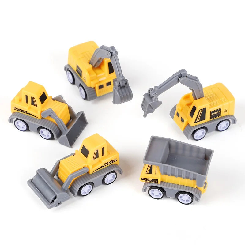 

10Pcs Mini Engineering Pull Back Car Toys for Kids Boys Construction Birthday Party Favors Goodie Pinata Fillers Mini Truck Gift