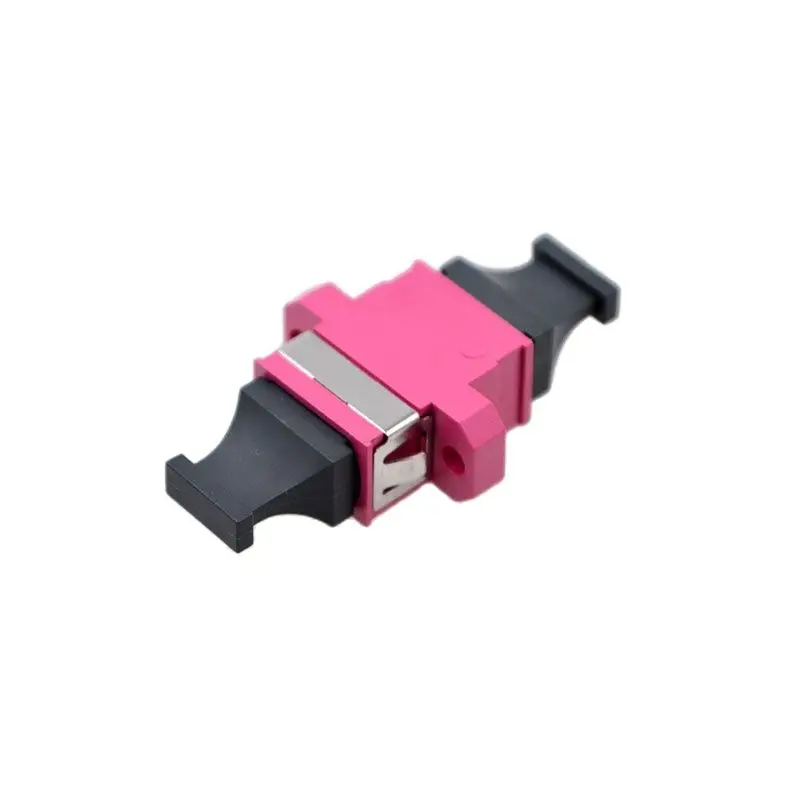 10 PCS MPO Fiber Optic Adapter Connector MTP Optic Fiber  Flange UP-DOWN Blue OM3 10 Gigabit  Coupler Factory wholesale