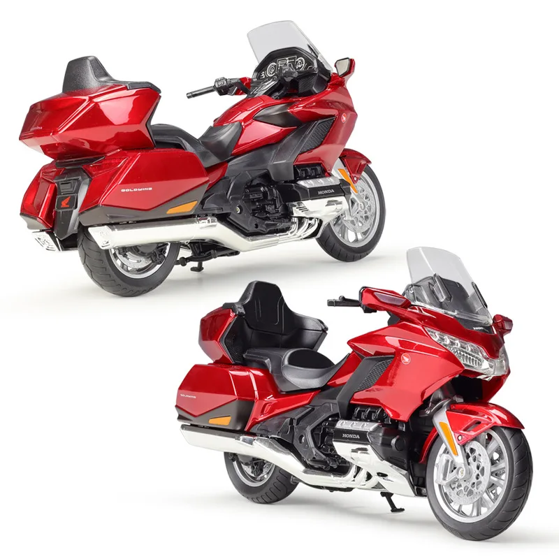 

WELLY 1:12 Scale Honda Gold Wing 2020 Alloy Motorcycle Heavy Duty Simulation Model Toy Non-Remote Control Collectible Item