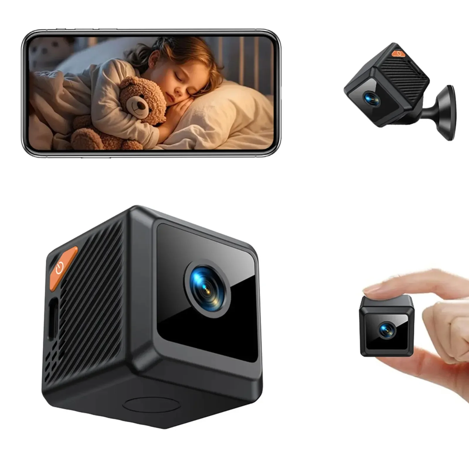 كاميرا أمان لاسلكية 1080P مراقبة كشف الحركة بالفيديو للمنزل داخلي 1080P كاميرا أمان لاسلكية #1